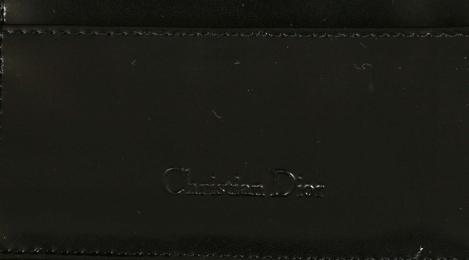 CHRISTIAN DIOR WALLET, blue logo fabric with gilt - Image 6 of 6