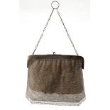 SILVER MESH HANDBAG, Chester import mark for 1913,