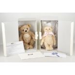 Two boxed modern Steiff collectors bears to includ