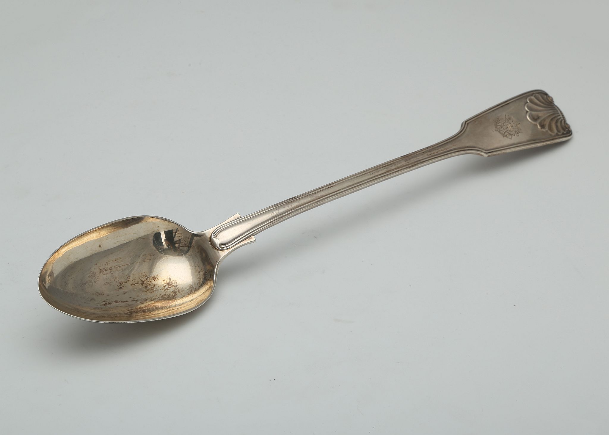 Antique Victorian Sterling Silver basting / stuffing spoon by Elkington & Co Ltd, Birmingham 1890.