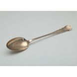Antique Edwardian Sterling Silver basting spoon by William Hutton & Sons, Sheffield 1904. With