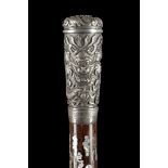 A LATE 19TH CENTURY, MOTHER OF PEARL INLAID AND CH