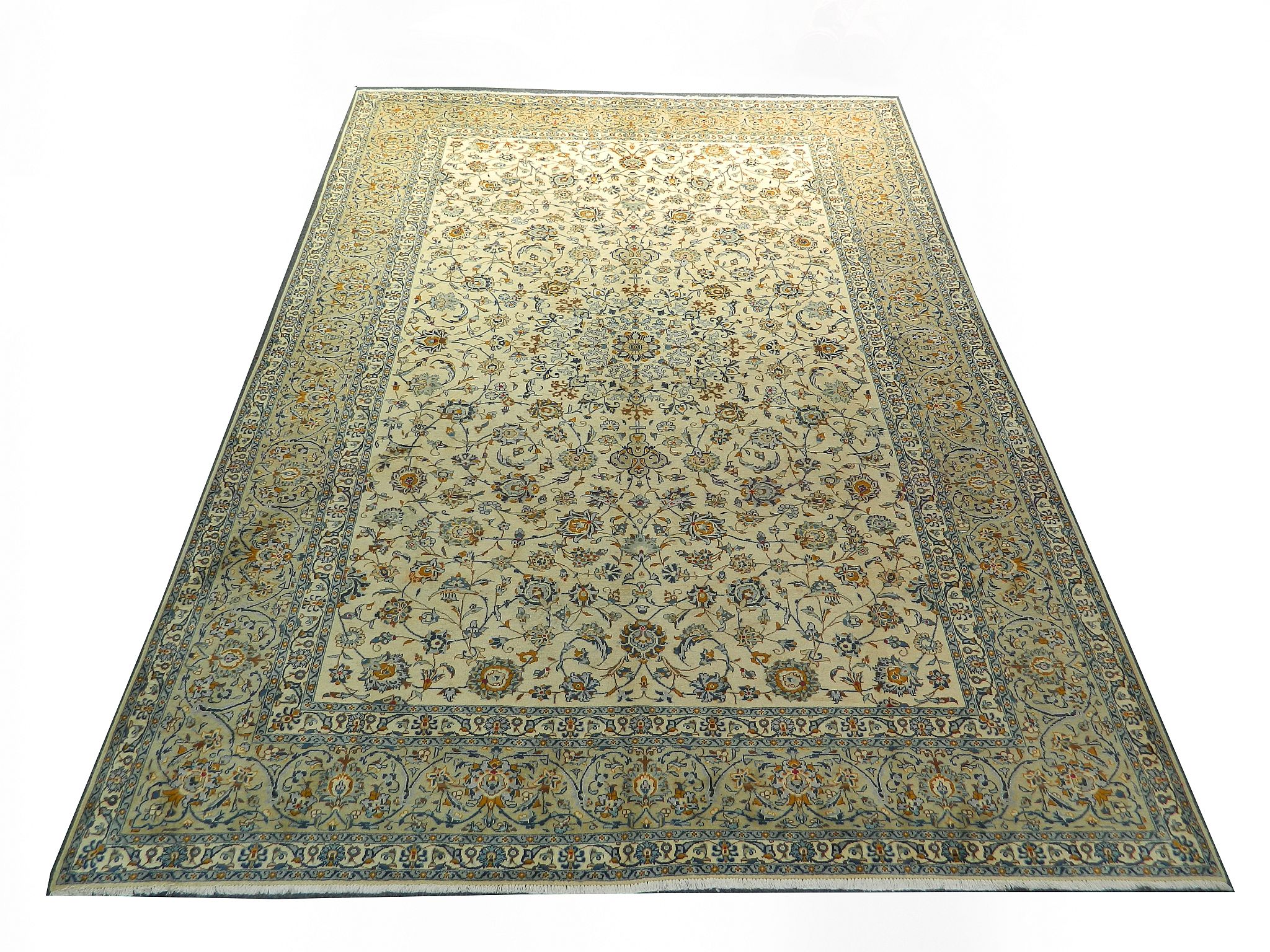 A signed Persian Kashan carpet, Central Iran, 4.00