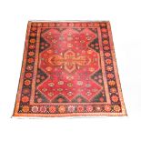 Persian Lori rug, 1.84m x 1.62m, condition rating