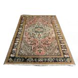 Persian Baktiar carpet, 3.50m x 2.59m, condition r