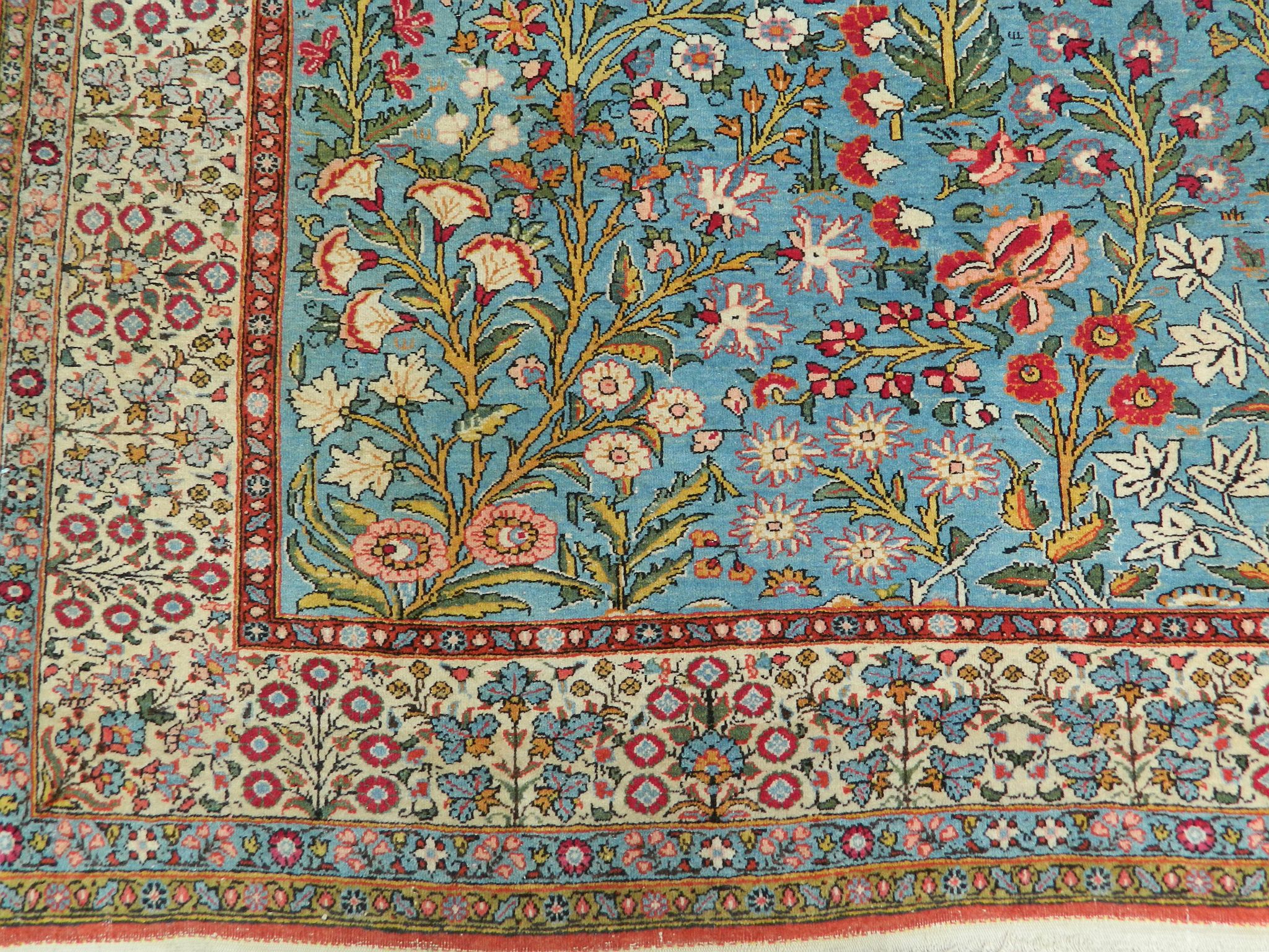 An early to mid 20th century Persian kirman laver - Image 2 of 5