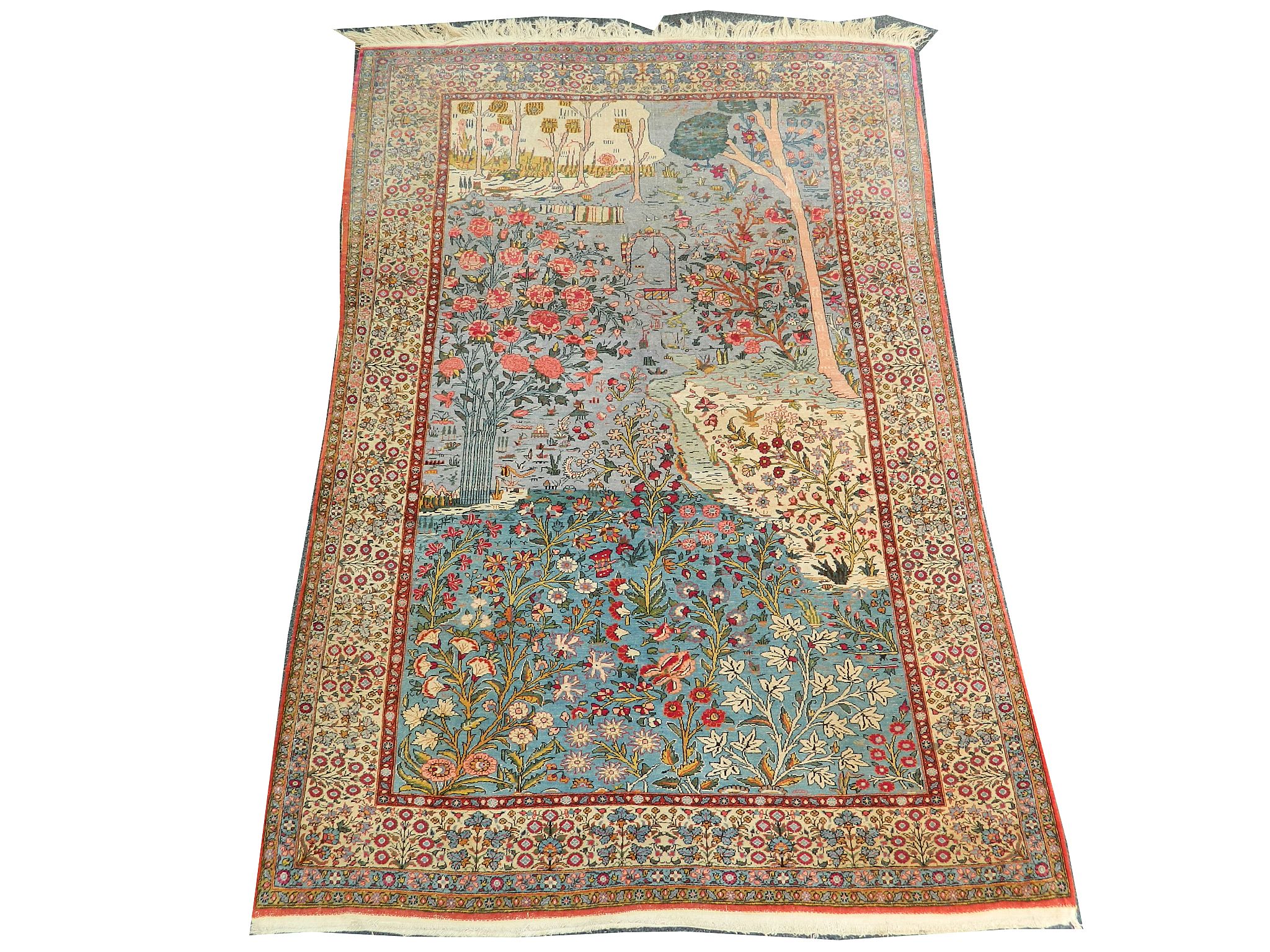 An early to mid 20th century Persian kirman laver