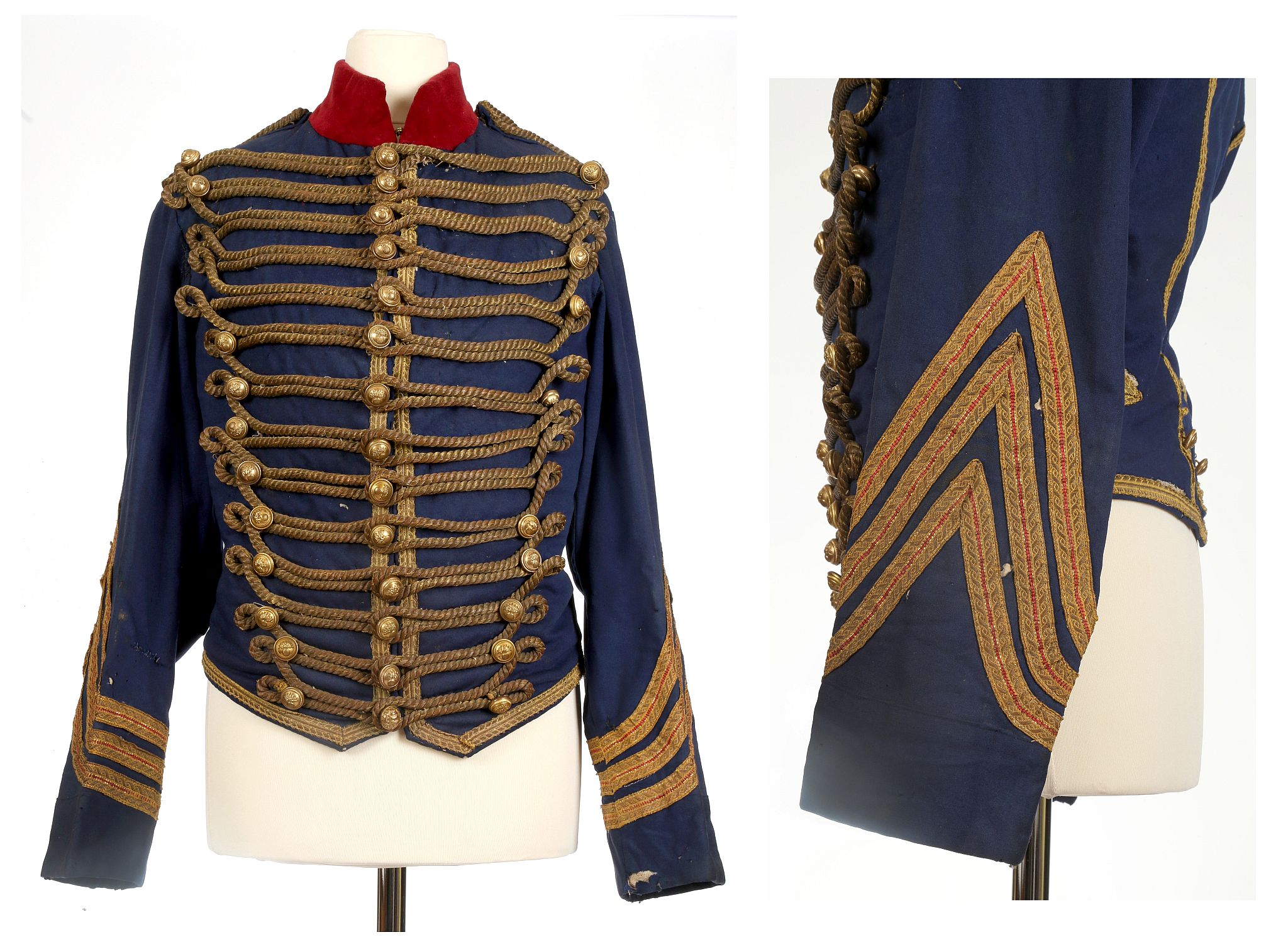 French Cavalry tunic, late 19th century / early 20