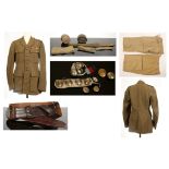 Indian Army WWII uniform of Major R. Stanwix-Shaw,