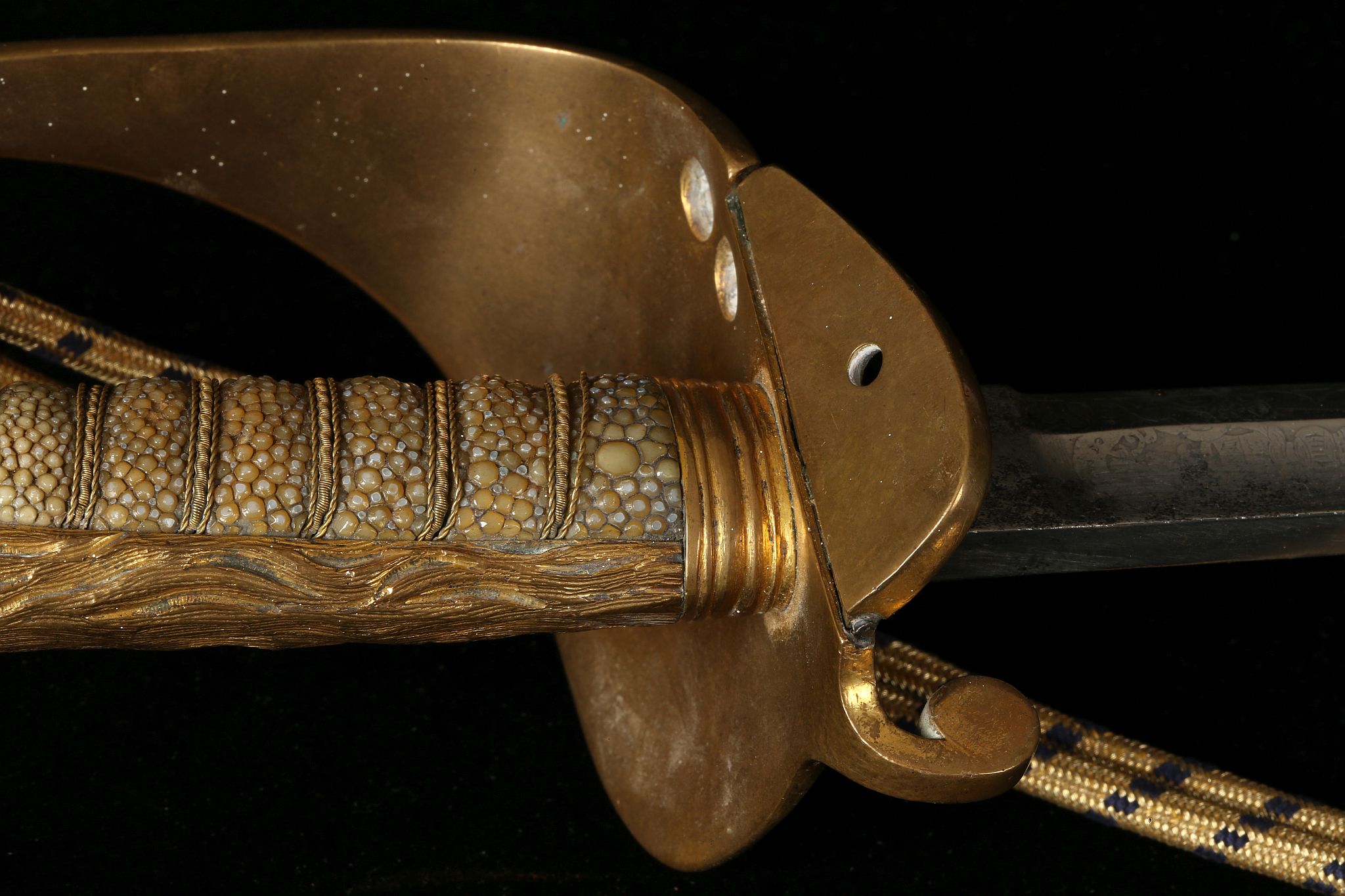 Royal Navy 1822 pattern Officer's dress sword, Geo - Image 8 of 9