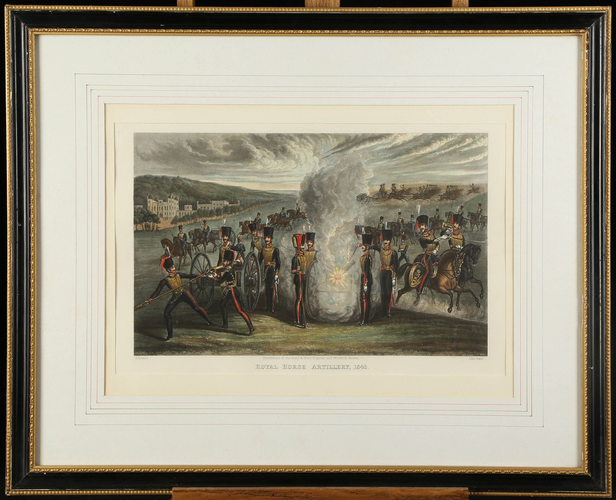 The Royal Horse Artillery 1843, after John Grant,