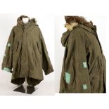 Military issue Parka, shell cotton M-1948 with fur
