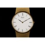 A gent's 9ct gold cased 'Seiko' dress watch, with