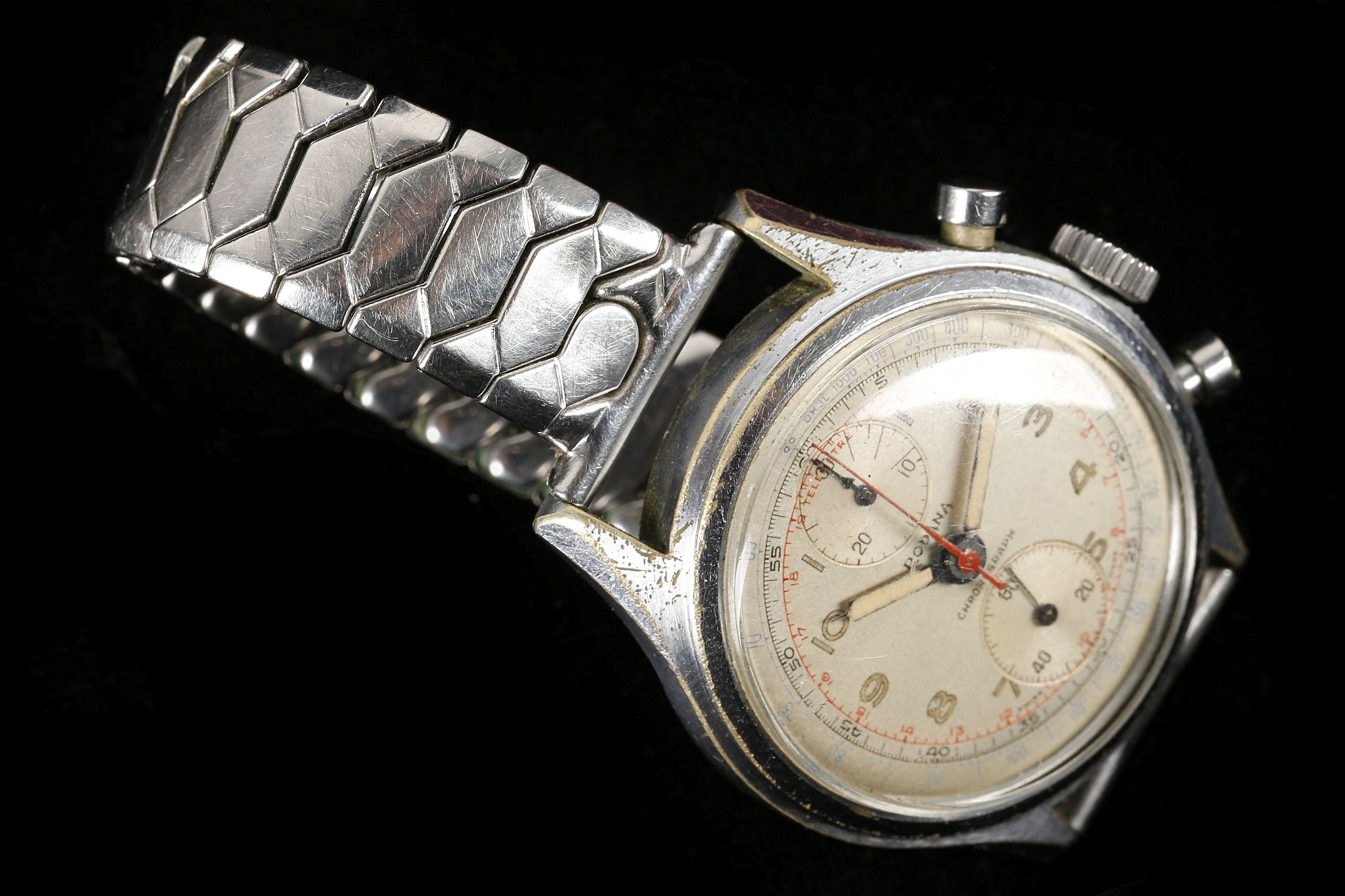 A gent's rare c.1960's 'Rodana' chronograph wristw - Image 2 of 4