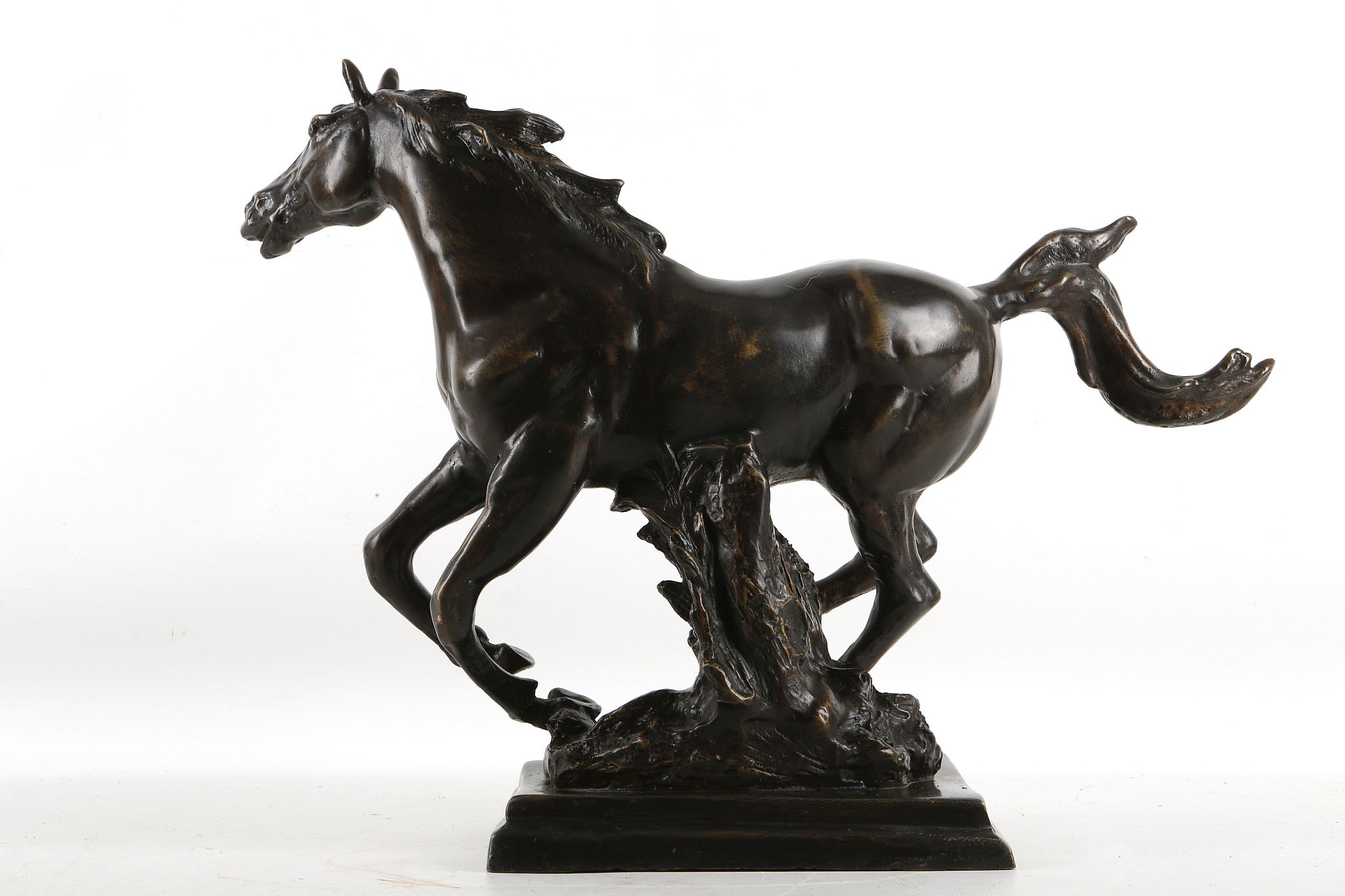 An early 20th century, cast bronze model of  horse - Image 3 of 3