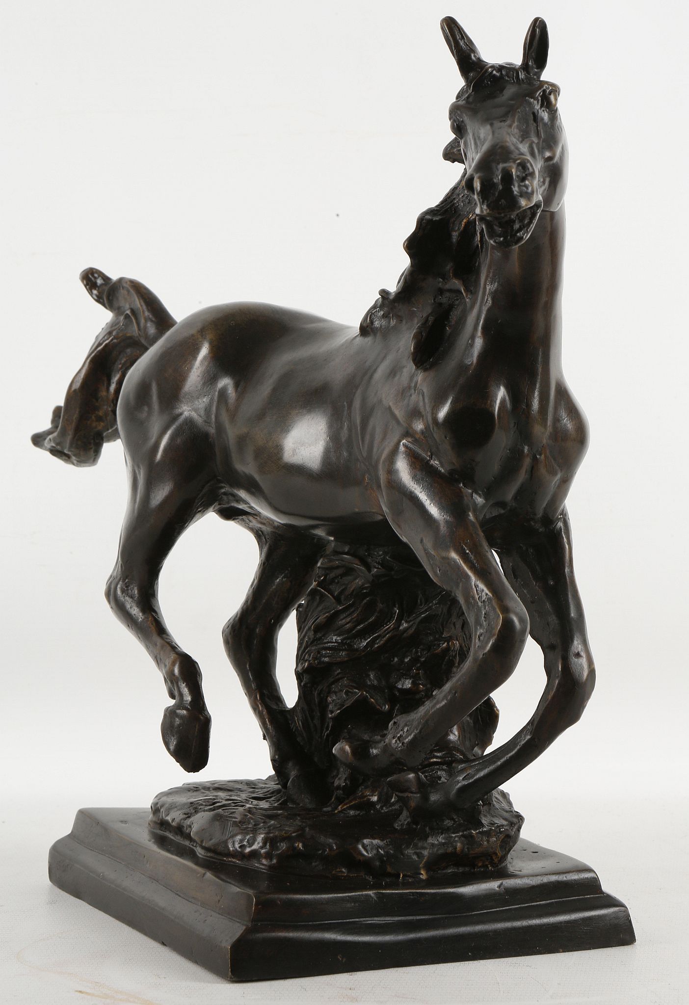 An early 20th century, cast bronze model of  horse - Image 2 of 3