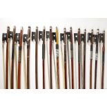 Bundle of fourteen various bows