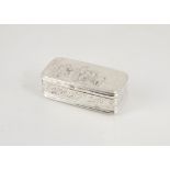 Antique Victorian Sterling Silver table snuff box