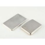 Pair of Antique Sterling Silver cigarette cases, o