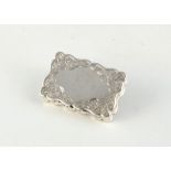 Antique Victorian Sterling Silver snuff box by Geo