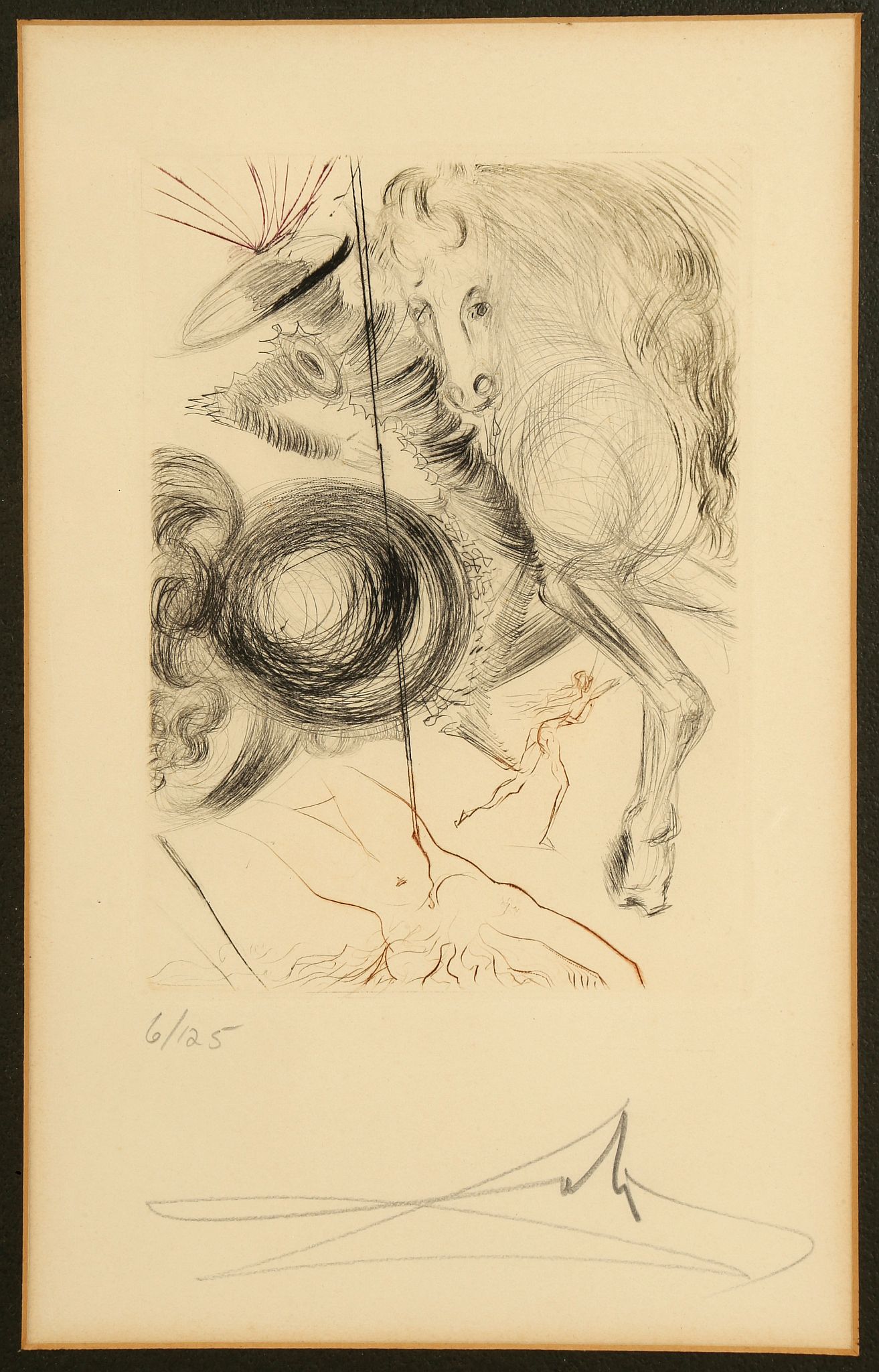 SALVADOR DALI ( Spanish 1904-1989), etching in col - Image 2 of 12
