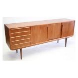 A DANISH 1960s TEAK SIDEBOARD, attributed to Svend