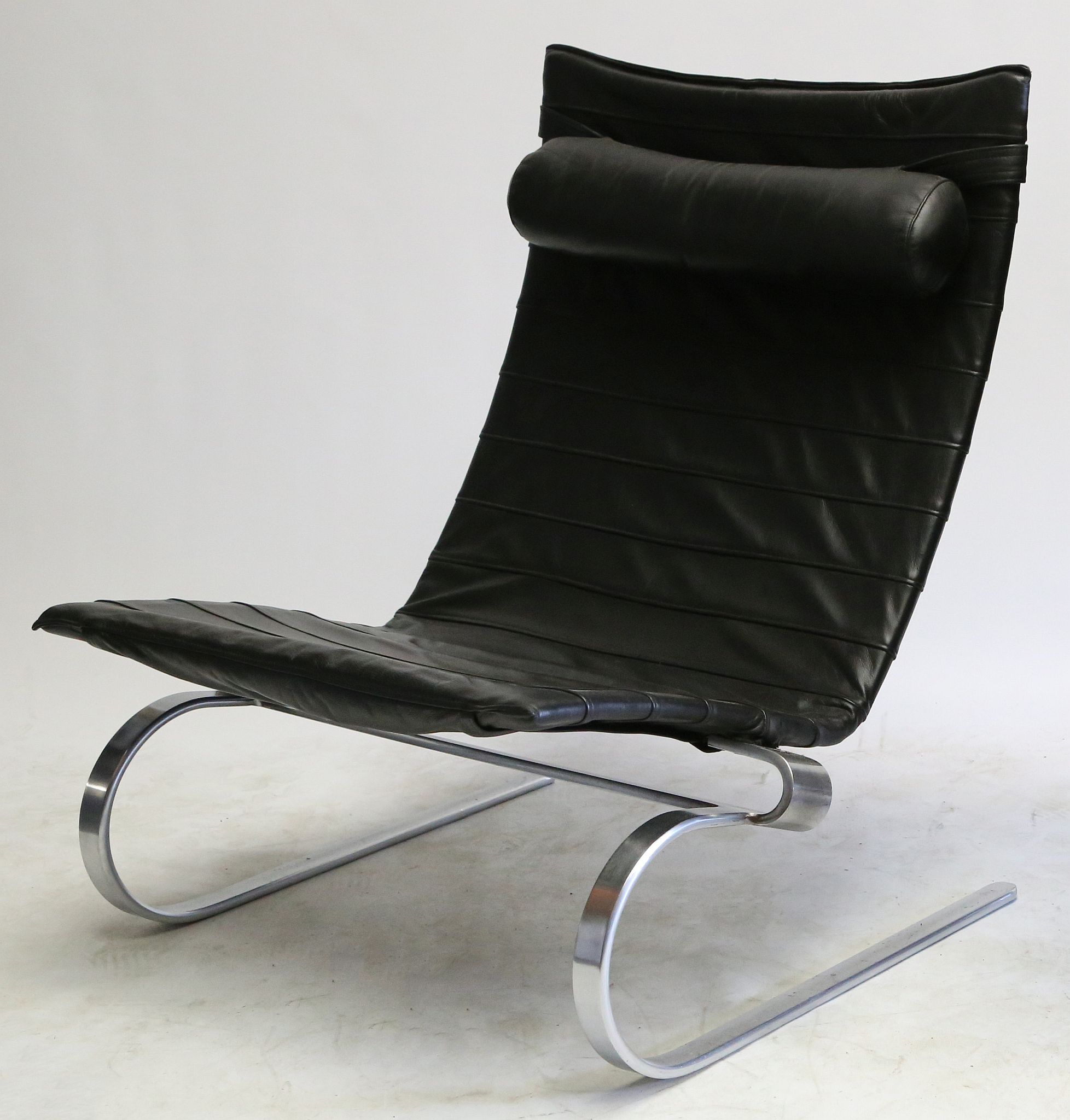 POUL KJAERHOLM FOR FRITZ HANSEN - a PK 20 black le - Image 6 of 6