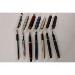 Contemporary pens; three Waterman fountain pens, W