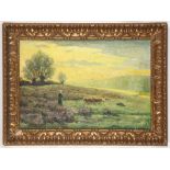 A continental school impressed manner, landscape r