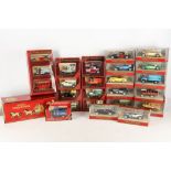 Matchbox die cast toys, Models of Yesteryear mint and boxed cars, red window box c.1984-90 including