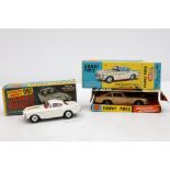 1960's Corgi Toys die cast cars; 261 James Bond's Aston Martin DB5, eject figure, picture stand,