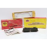 A boxed Hornby Dublo railway breakdown crane set 4620, other trains, rolling stock and Triton Trix