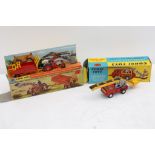 1960's Corgi toys; die cast vehicles, gift set 32 Massey Ferguson 65 tractor and tipping trailer,