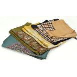 Silk scarves to include 8 x Jaeger examples, also Liberty, Daks and Aquascutum (14).