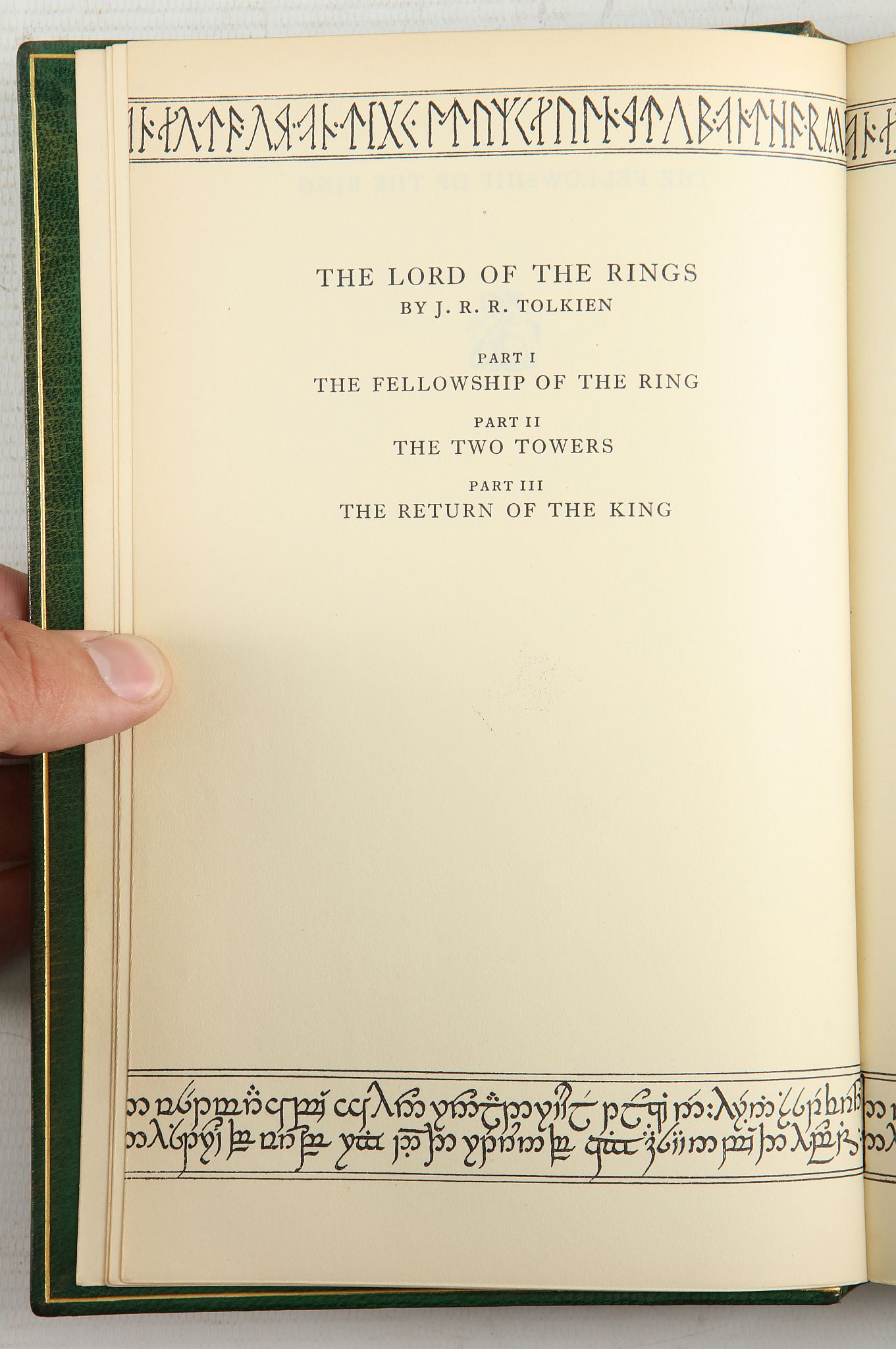 TOLKIEN, J. R. R. (1892-1973).  The Lord of the Rings. London: George Allen & Unwin Ltd, 1954-55. - Image 4 of 5