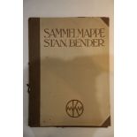 BENDER, Stanislaus (b. 1882).  Sammelmappe. Frankfurt: J. Kauffmann, [n.d.]. Folio. 12 mounted