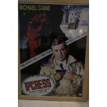 Poster - "The Ipcress File". SIGNED by Michael Caine, Len Deighton and John Barry. Framed and