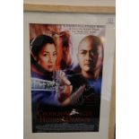 Poster - "Crouching Tiger Hidden Dragon". SIGNED by Michelle Yeoh and Chow Yun Fat.  With a