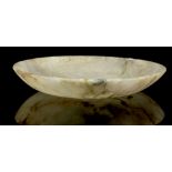 AN EGYPTIAN ALABASTER SHALLOW BOWL Early Dynastic, 1st-2nd Dynasty, circa 3100-2700 B.C. With