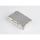 Antique Victorian Sterling Silver snuff box by William & Edward Turnpenny, Birmingham 1845. Of