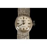 A ladies 9ct white gold 'Rotary' dress watch, with