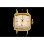 A ladies vintage 9ct gold cased 'Record' dress watch.