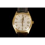 A gent's vintage 18ct gold cased 'Omega - Constellation' automatic chronometer wristwatch, with