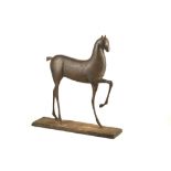 AFTER ELIE NADELMAN (POLISH 1882-1946), 'HORSE' bronze sculpture, circa 1950, indistinctly