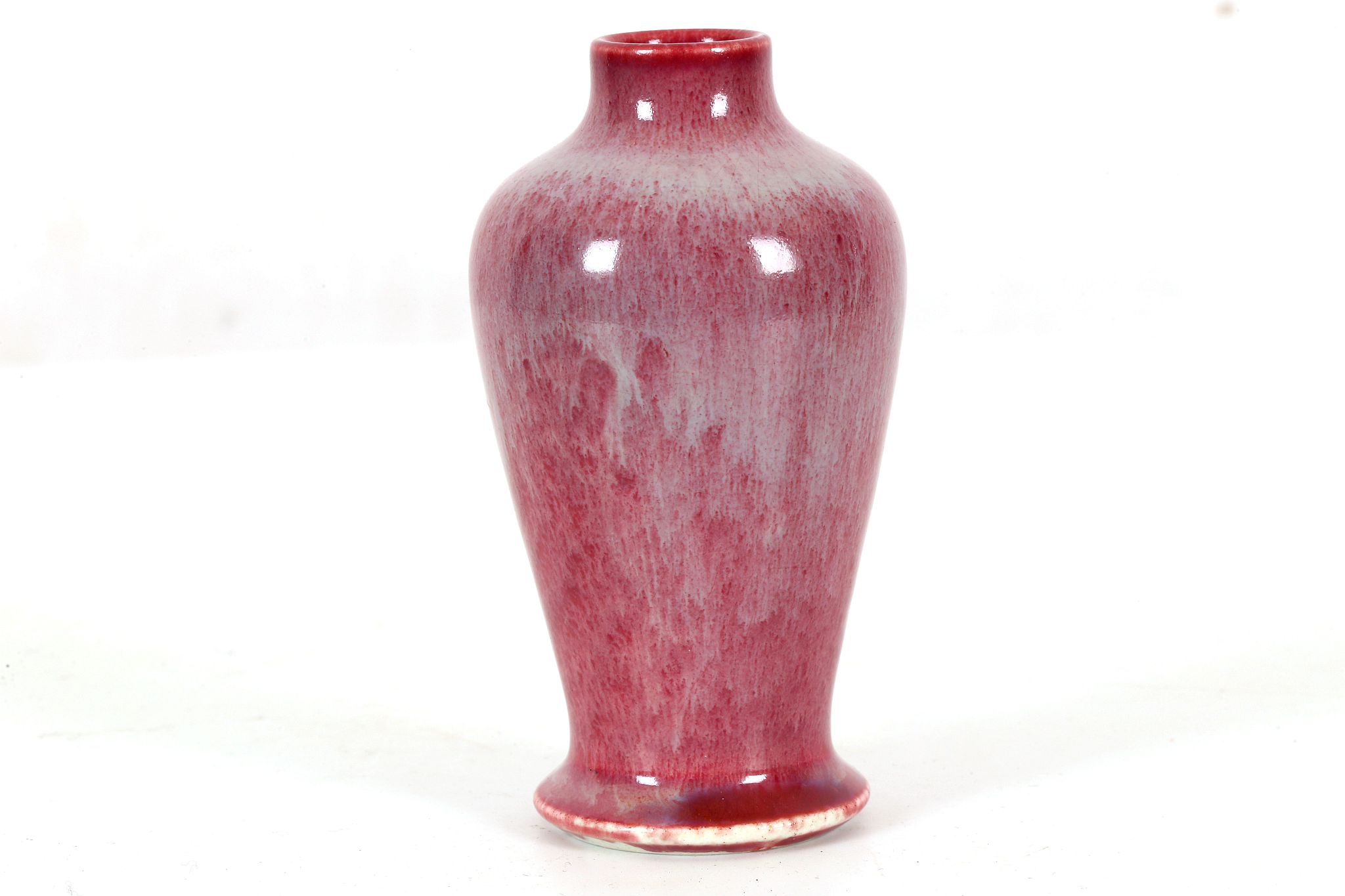 WILLIAM HOWSON TAYLOR FOR RUSKIN POTTERY, a high fired pink lustre vase, impressed WHT mark, 502,