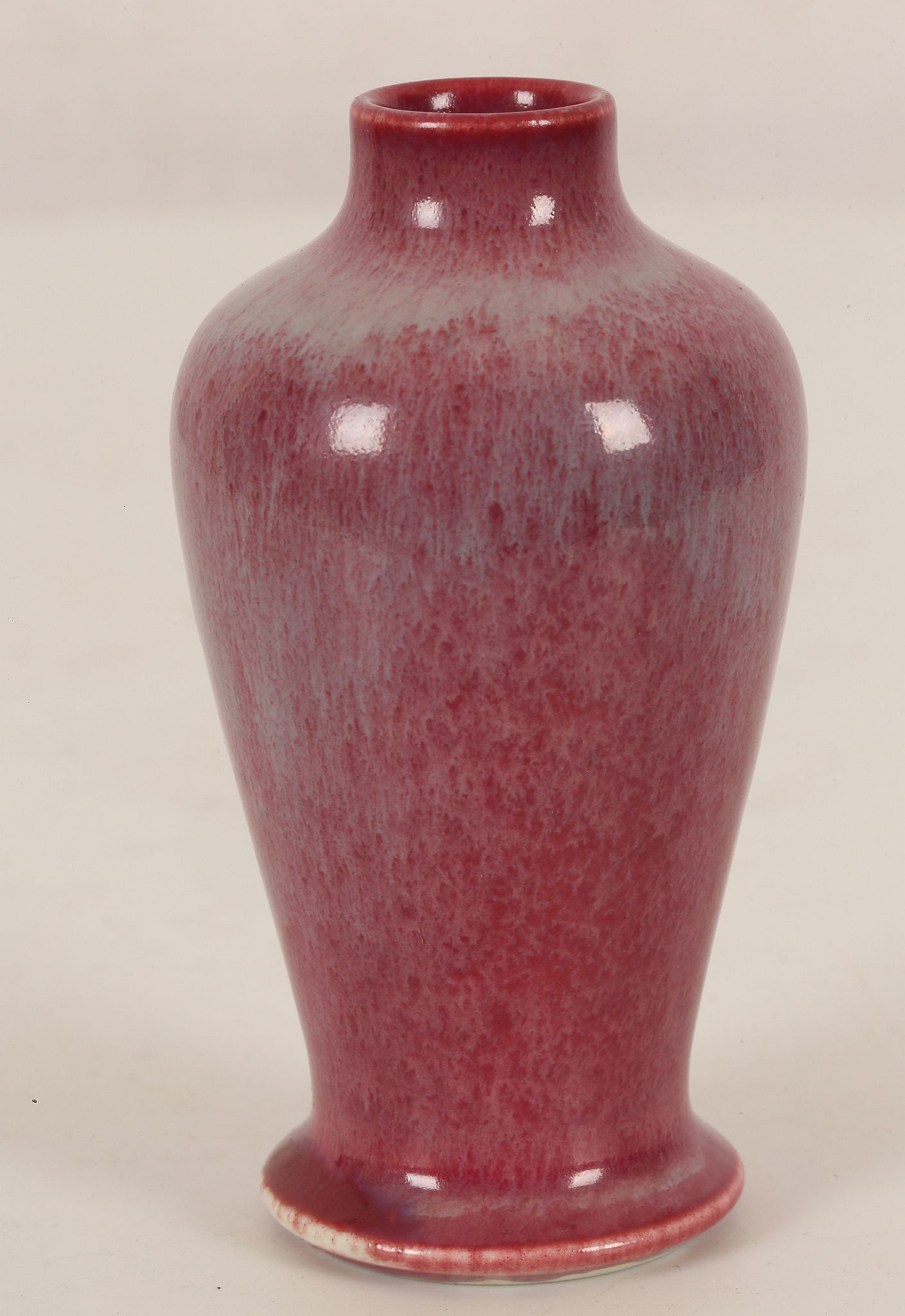WILLIAM HOWSON TAYLOR FOR RUSKIN POTTERY, a high fired pink lustre vase, impressed WHT mark, 502, - Image 2 of 4