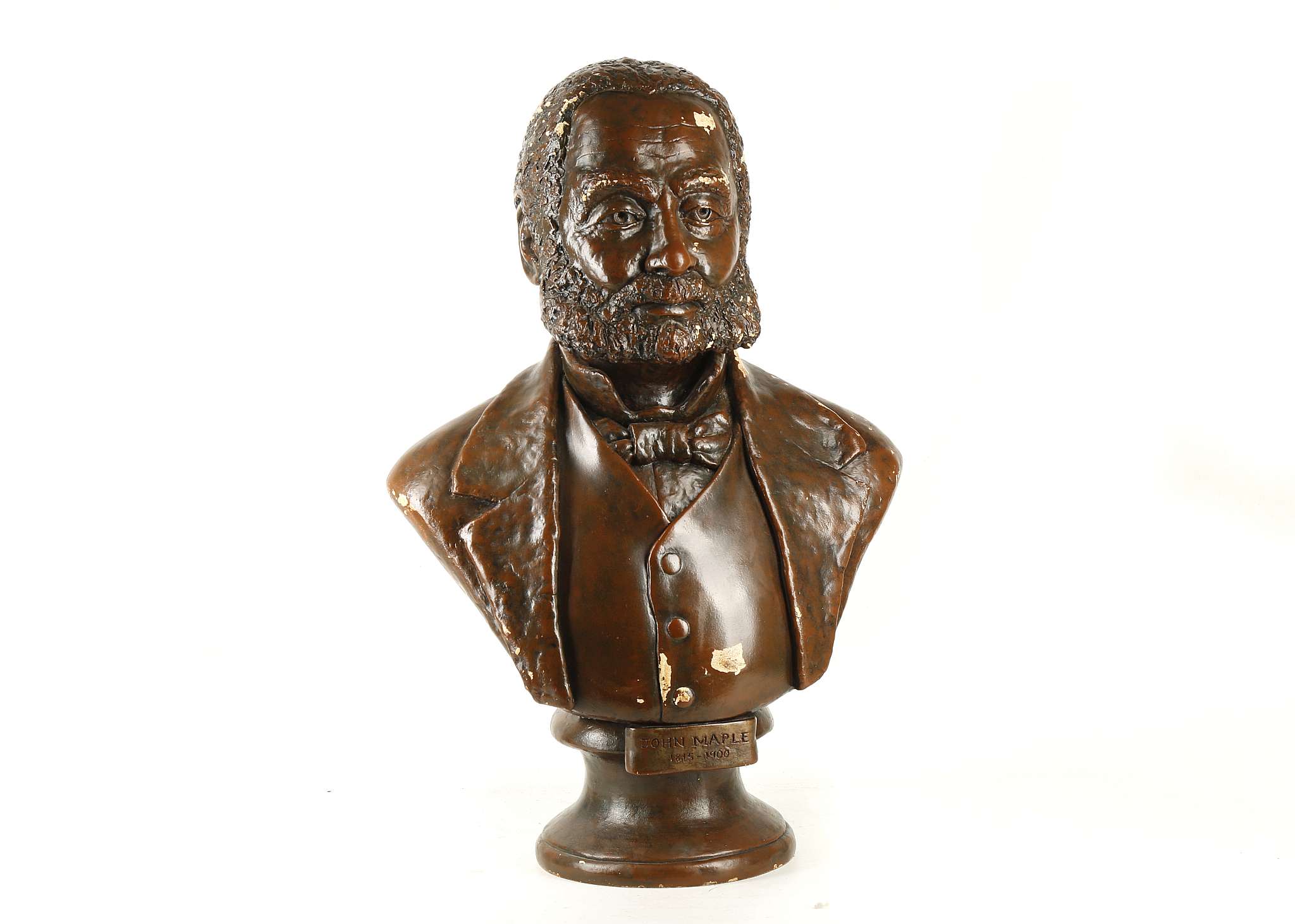 D. Kerpnar? Composite bust, study of John Maple (1815-1900) founder of Maple & Co., furniture