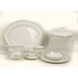 Royal Doulton Berkshire pattern 12 place dinner service, 86 pieces, including soup cup and dessert