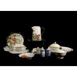 Table ware ceramics; 2 Spode blue rooom lidded jars (boxed), a Coalport commemorative Oxford and