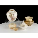 A GOOD COLLECTION OF ROYAL WORCESTER PORCELAIN, co
